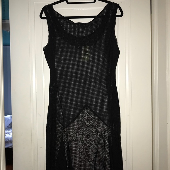 Max Studio Black Lace Dress New With Tags - Picture 2 of 4